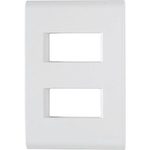 Placa 4x2 com 2 Postos - Tramontina LIZ