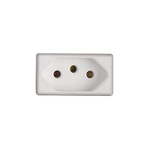 Módulo de Tomada 2P+T 20A 250V Branco - Tramontina