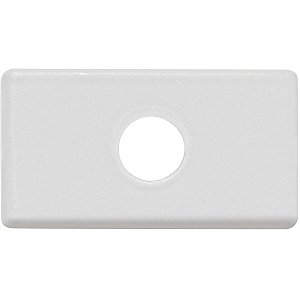 Módulo com Furo 9,5 mm Branco - Tramontina
