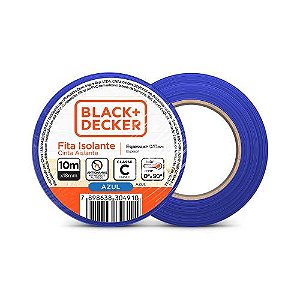 Fita Isolante 10m x 18mm Azul - Black+Decker