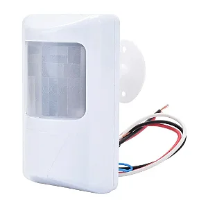 Sensor De Presença Parede Interno Fotocélula 180 Graus - Aplacel