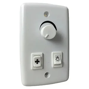 Controle de Vendilador Rotativo 4x2 com 1 Lâmpada - Aplacel
