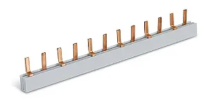 Barramento Tipo Pente Bifásico 63A - 12 Polos