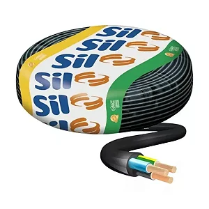 Cabo PP SIL 3x1,5mm² 500V 100 Metros