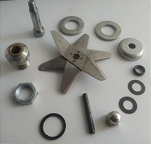 Eixo Com Hélice Completo Liquidificador Lb15-lb25 Com Mancal