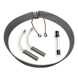 Kit Resistência, Carvão E Fusível Máquina Algodão Doce 11cm