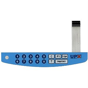 TECLADO UPX ACQUA  AZUL