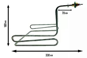 Resistência Elétrica  externa croydon fritadeira  3000  220v