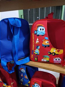 Mochila Costas Infantil com Bolso Frontal