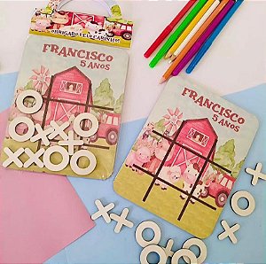 Jogo da Velha MDF Sublimado Personalizado