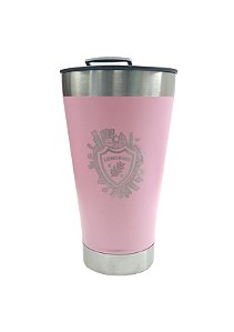 COPO DE INOX  ROSA C/ TAMPA 473ML