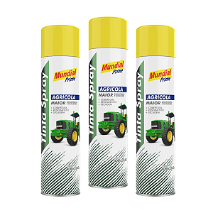 Tinta Spray Agricola Amarelo New Holland Mundial Prime