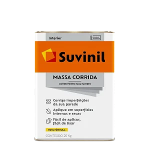 Massa Corrida PVA 25Kg Lata Suvinil