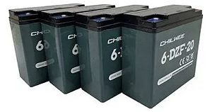 Kit 5 Bateria 12v 20ah