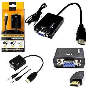 Adaptador HDMI para VGA - Converta com Facilidade