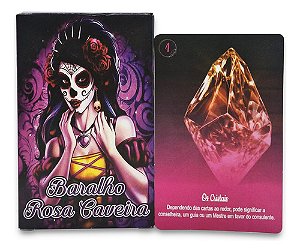 BARALHO ESPIRITUAL ROSA CAVEIRA 36 Cartas Autoexplicativas