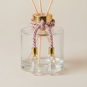 Cordão Decorativo Com Pingente Pião - Rosé Com Ouro - 33,5cm - 1 unidade - Rizzo