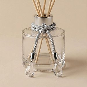 Cordão Decorativo Com Pingente Gota - Prata Com Prata - 33,5cm - 1 unidade - Rizzo