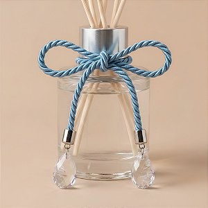 Cordão Decorativo - Azul Claro Pingente Gota - 32cm - 1 unidade - Rizzo
