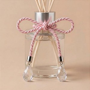 Cordão Decorativo - Rosa Pingente Gota - 32cm - 1 unidade - Rizzo