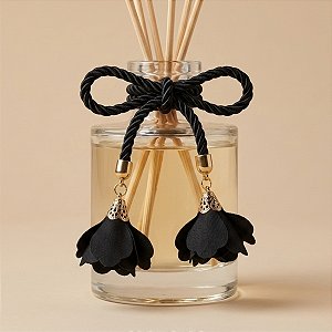 Cordão Decorativo - Preto Flor - 32cm - 1 unidade - Rizzo