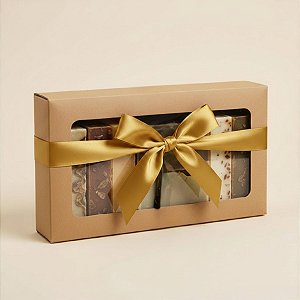 Laço Perfeito de Fita de Cetim com Adesivo - Ouro - G 7x21,5cm - 3 unidades - Cromus - Rizzo