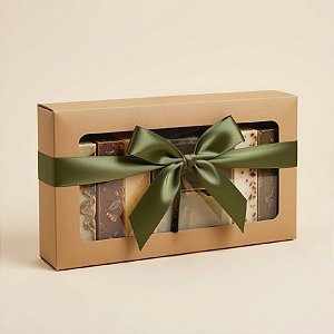 Laço Perfeito de Fita de Cetim com Adesivo - Verde Oliva - M 6x21cm - 3 unidades - Cromus - Rizzo
