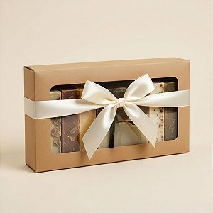 Laço Perfeito de Fita de Cetim com Adesivo - Marfim - M 6x21cm - 3 unidades - Cromus - Rizzo
