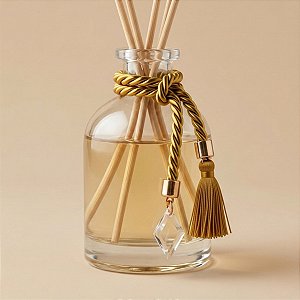 Cordão Decorativo - Dourado Pompom e Pingente - 32cm - 1 unidade - Rizzo