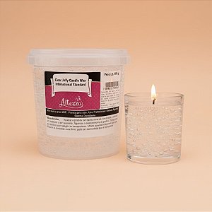 Cera Gel Cristal Transparente Padrão Internacional Para Vela - 900g - 1 unidade - Rizzo