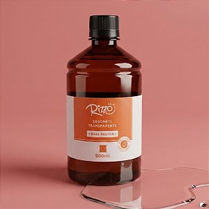 Base Neutra Sabonete Líquido Transparente - 500ml - 1 unidade - Rizzo