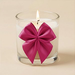 Lacinho de Fita de Cetim Pink 38mm - 7,6cm - Cor 303 - 6 unidades - Progresso - Rizzo