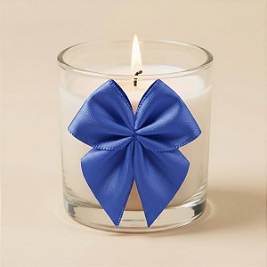 Lacinho de Fita de Cetim Azul Royal 38mm - 7,6cm - Cor 214 - 6 unidades - Progresso - Rizzo