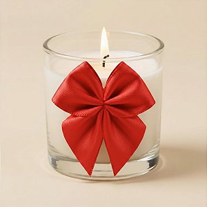 Lacinho de Fita de Cetim Vermelho 38mm - 7,6cm - Cor 209 - 6 unidades - Progresso - Rizzo