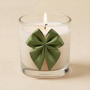 Lacinho de Fita de Cetim Verde Militar 22mm - 5cm - Cor 249 - 12 unidades - Progresso - Rizzo