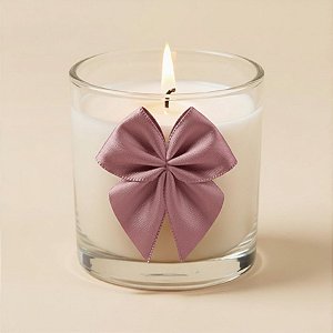 Lacinho de Fita de Cetim Rosa Escuro 22mm - 5cm - Cor 240 - 12 unidades - Progresso - Rizzo