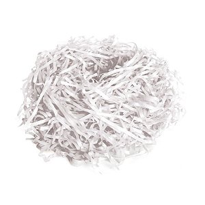 Palha de Seda Decorativa Branca - 01 unidade - 50g - Cromus - Rizzo
