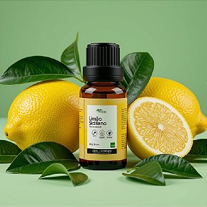 Óleo Essencial de Limão Siciliano Concentrado - 10ml - 1 unidade - Rizzo