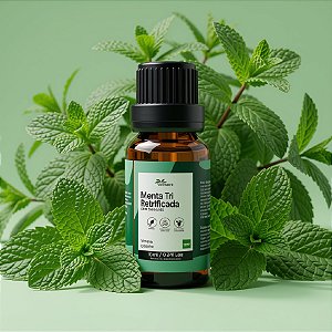 Óleo Essencial de Menta Tri Retrificada Concentrado - 10ml - 1 unidade - Rizzo