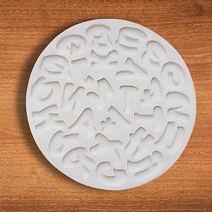 Molde De Silicone Alfabeto Disney - Ref. 1778 - 1 unidades - Mazulli  - Rizzo