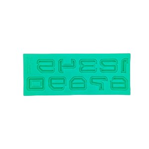 Molde de Silicone Numeros Digital - 1 unidade - Prime Chef - Rizzo