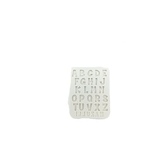 Molde de Silicone Cód. 2412 - Alfabeto Pequeno - 1 unidade - Mazulli - Rizzo