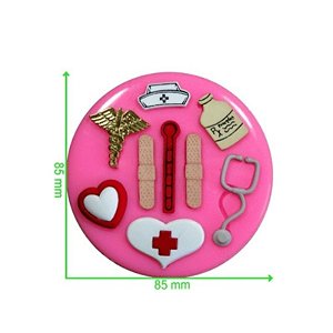 Molde de Silicone Médico S419 Molds Planet Rizzo Confeitaria