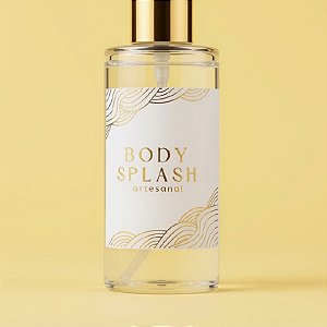 Adesivo Body Splash Gold - Ref.2352 - Hot Stamping - 4x4cm - 20 unidades - Stickr - Rizzo