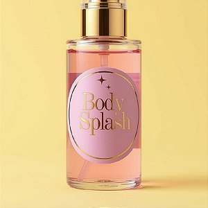 Adesivo Body Splash Pink - Ref.2358 - Hot Stamping - 4x4cm - 20 unidades - Stickr - Rizzo