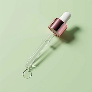 Conta Gotas Prime - Rosé e Branco - Rosca 18/410 - 9,9cm - 1 unidade - Rizzo