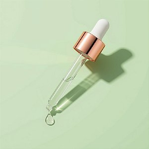 Conta Gotas Prime - Rosé e Branco - Rosca 18/410 - 8,5cm - 1 unidade - Rizzo