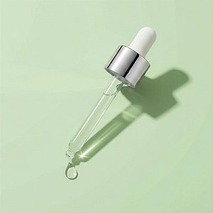 Conta Gotas Prime - Prata e Branco - Rosca 18/410 - 8,5cm - 1 unidade - Rizzo