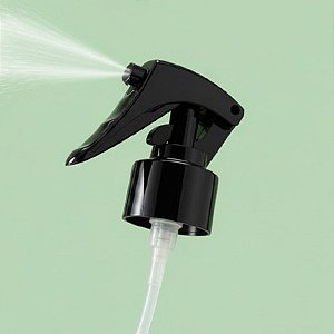 Válvula Spray Gatilho - Preta - Rosca 24/410 - 15cm - 1 unidade - Rizzo