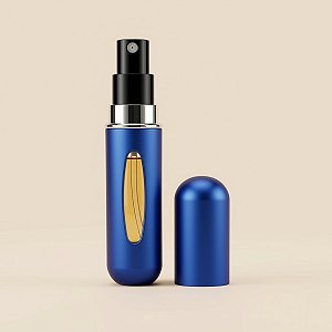 Porta Perfume de Vidro Portátil - Azul - 5ml - 7,5cm - 1 unidade - Rizzo